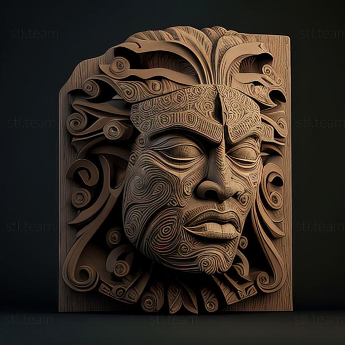 3D model Avarua Cook Islands (STL)